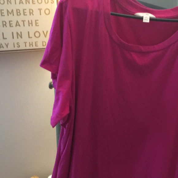 Hot pink summer shirt dress - Picture 3 of 4